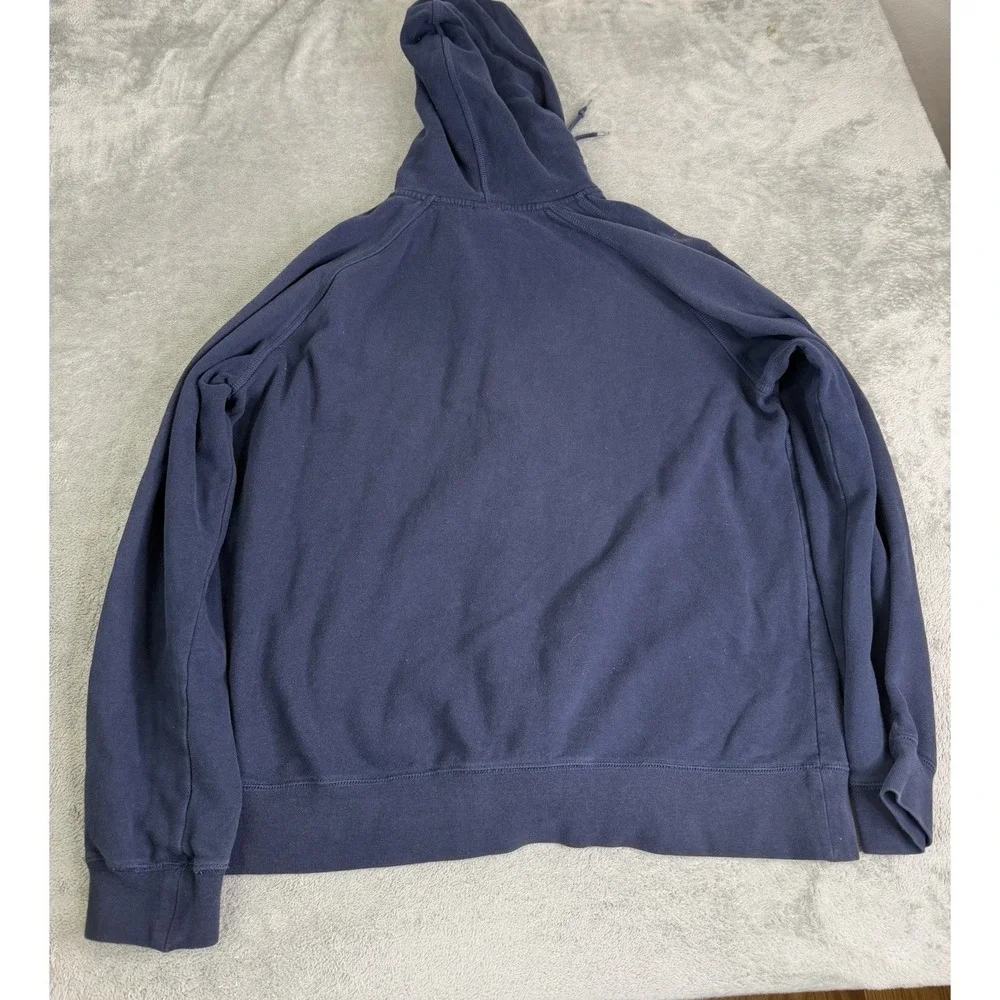 The North Face Full Zip Hoodie Men's Size Large Blue Outdoor